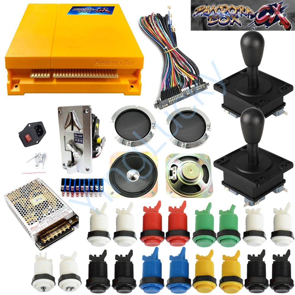 Yinglucky DIY Pandora box cx 2800 в 1 Аркадный Игровой шкаф машина с jamma доска комплект