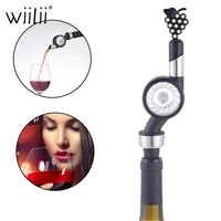 wiilii wine pourers wine decanter windmill shape liquor aerator wine pourer and stopper decanter spout premium aerating pourer