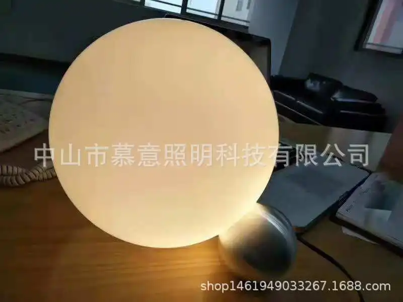 Современный скандинавский Стеклянный Шар Настольная лампа ретро Винтажная