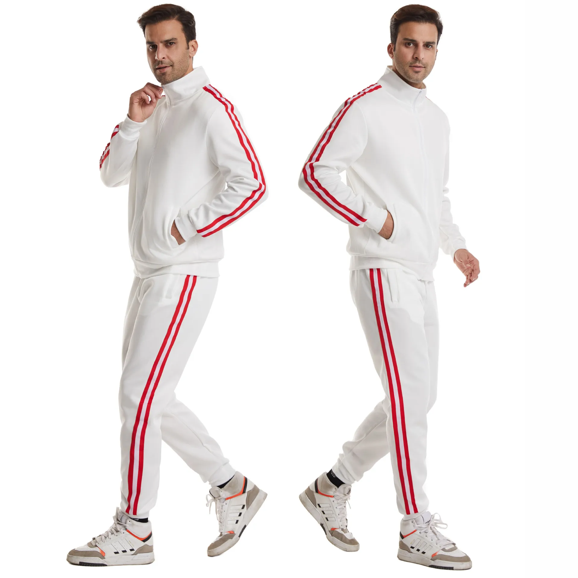 Спортивный костюм мужской из двух предметов Повседневная Толстовка с принтом и