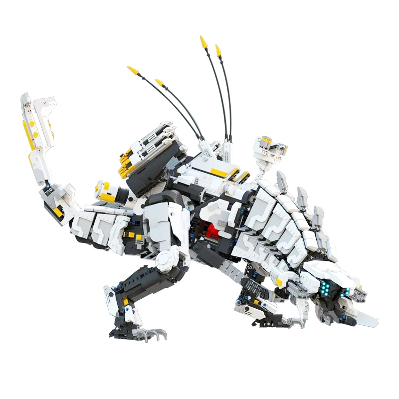 Конструктор MOC Thunder челюсти Horizon Zero Dawn монстр модель детской игрушки мозговая игра