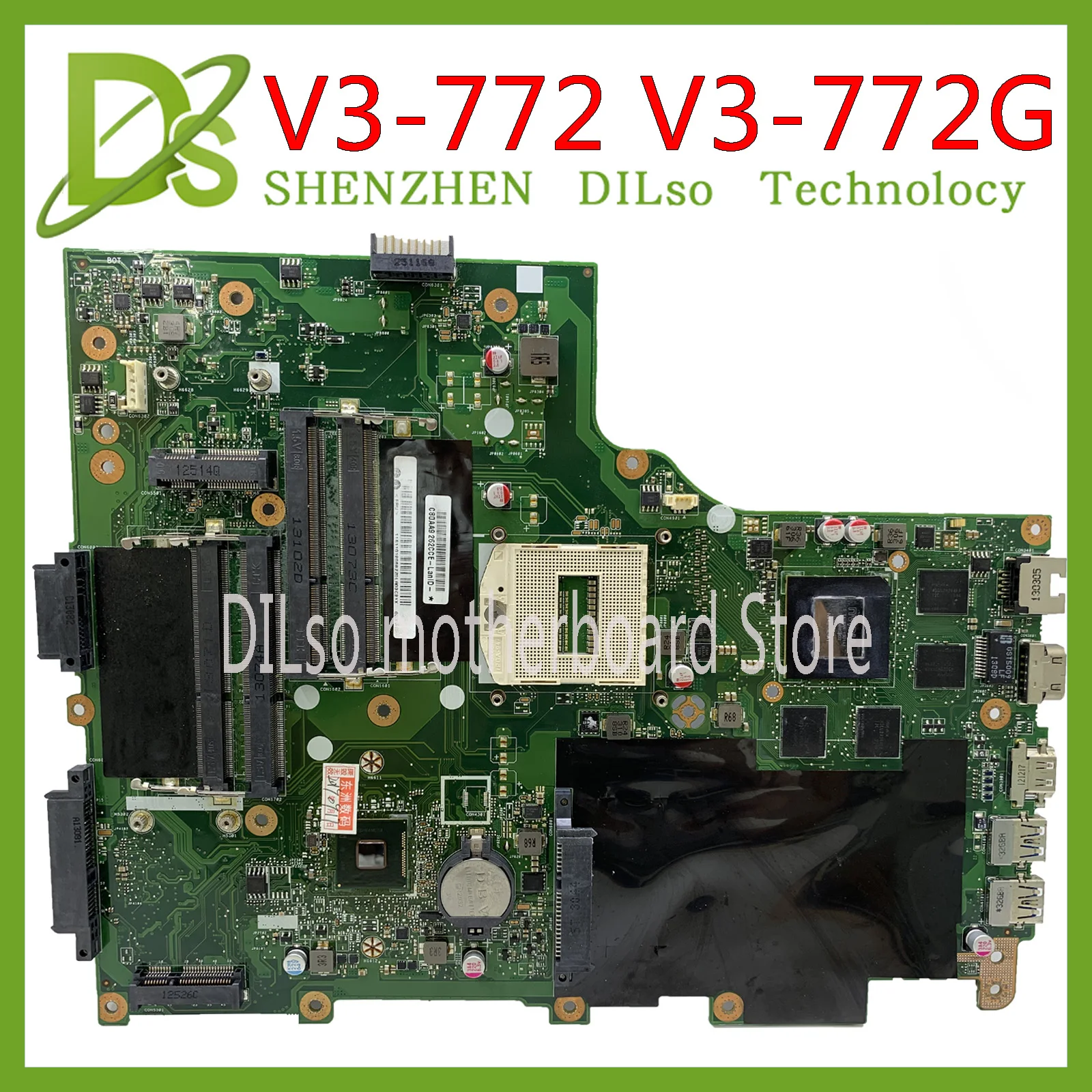 KEFU V3 772G материнская плата для ACER aspire 772 E1 ноутбука EA VA70HW GT750M протестированная