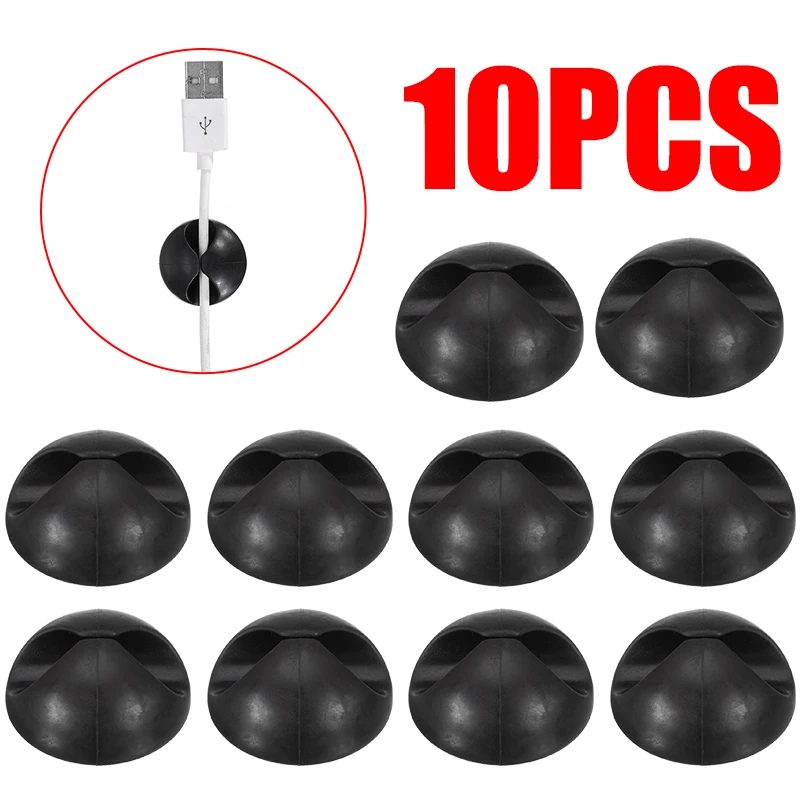 10 шт. один канал кабельный зажим сцепление стол настольного провод шнура Тип