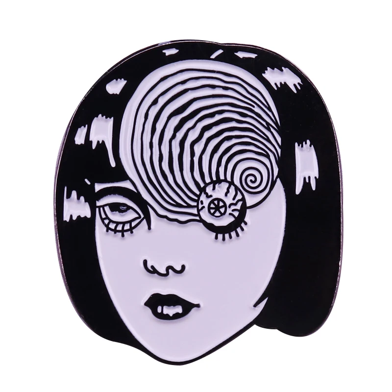 Эмалированная булавка Junji Ito Uzumaki японская коллекция японских ужасов манга fandom