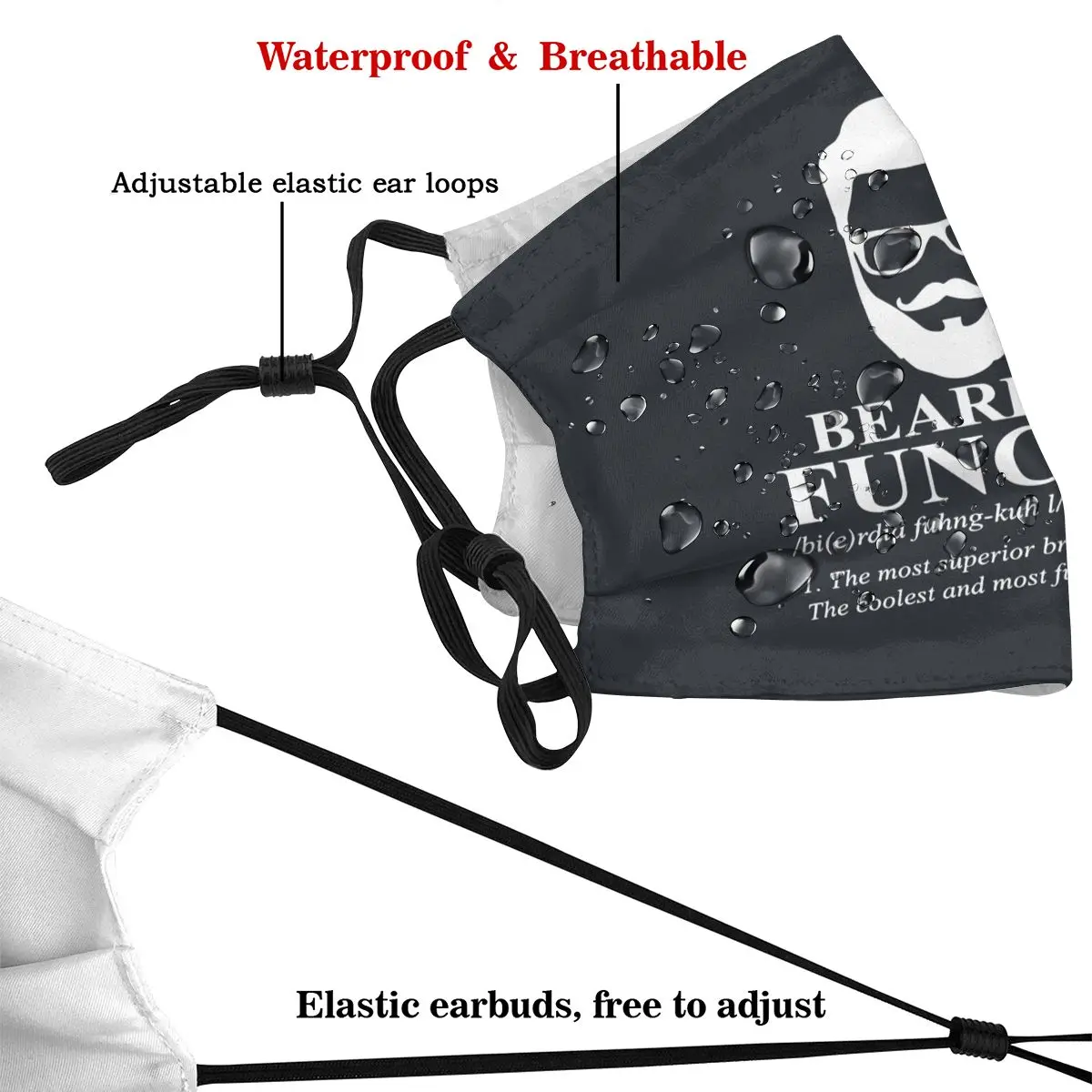 Многоразовая маска для лица Funcle унисекс с фильтром противотуманная Пылезащитная