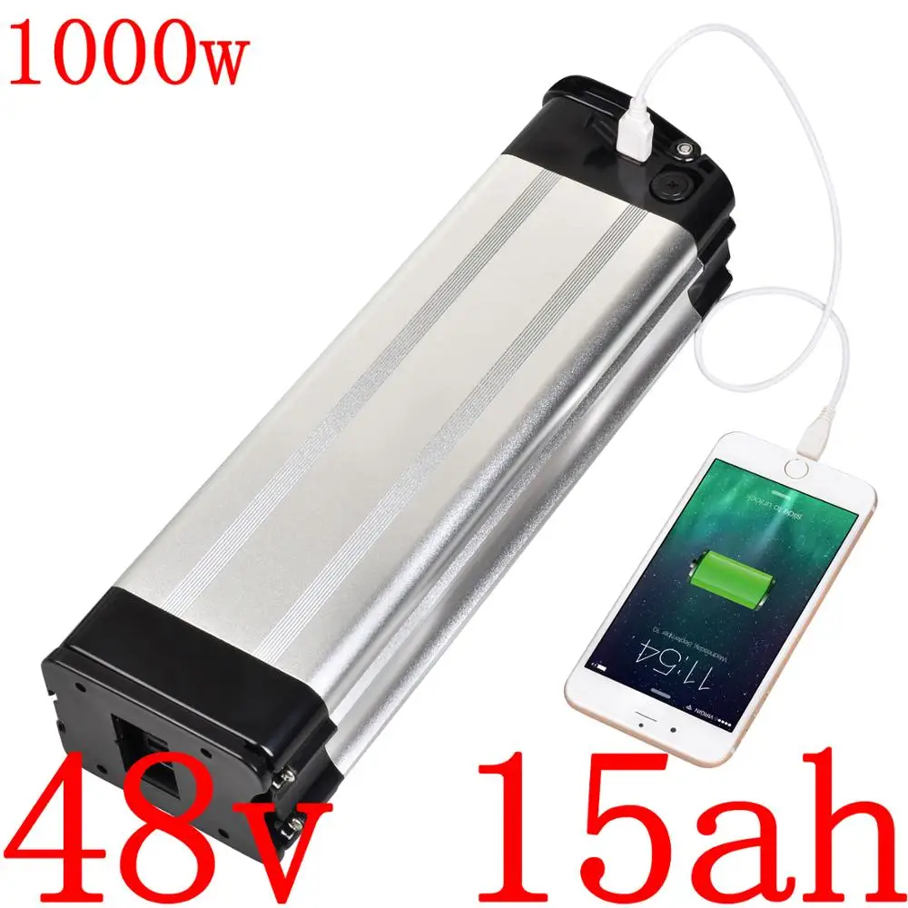 

e bike akku batterie 48v Silver fish Electric Bike Lithium battery 10ah 12ah 13ah 15ah 20ah bafang 500w 750w 1000w bike battery