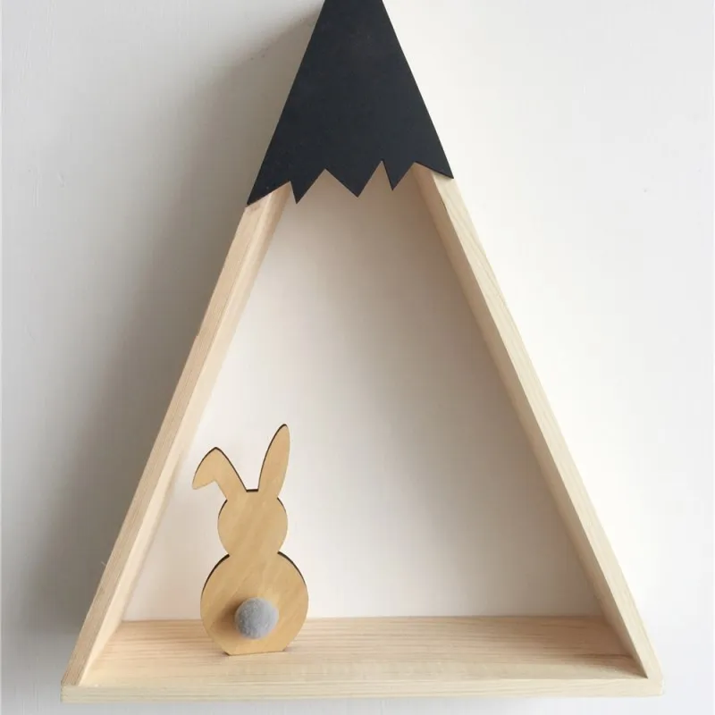 INS кролик деревянные украшения в скандинавском стиле украшение для детской