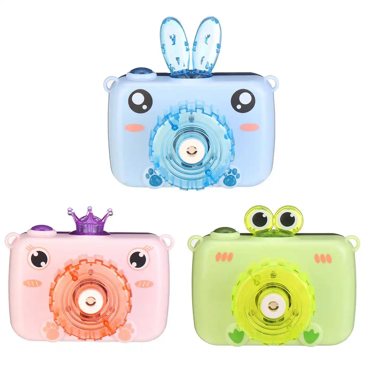

Children Bubble Machine Toy Cartoon Camera Automatic Bubble Blowing Play Music Lighting Toys Kids Outdoor Funny Bubbles Toys