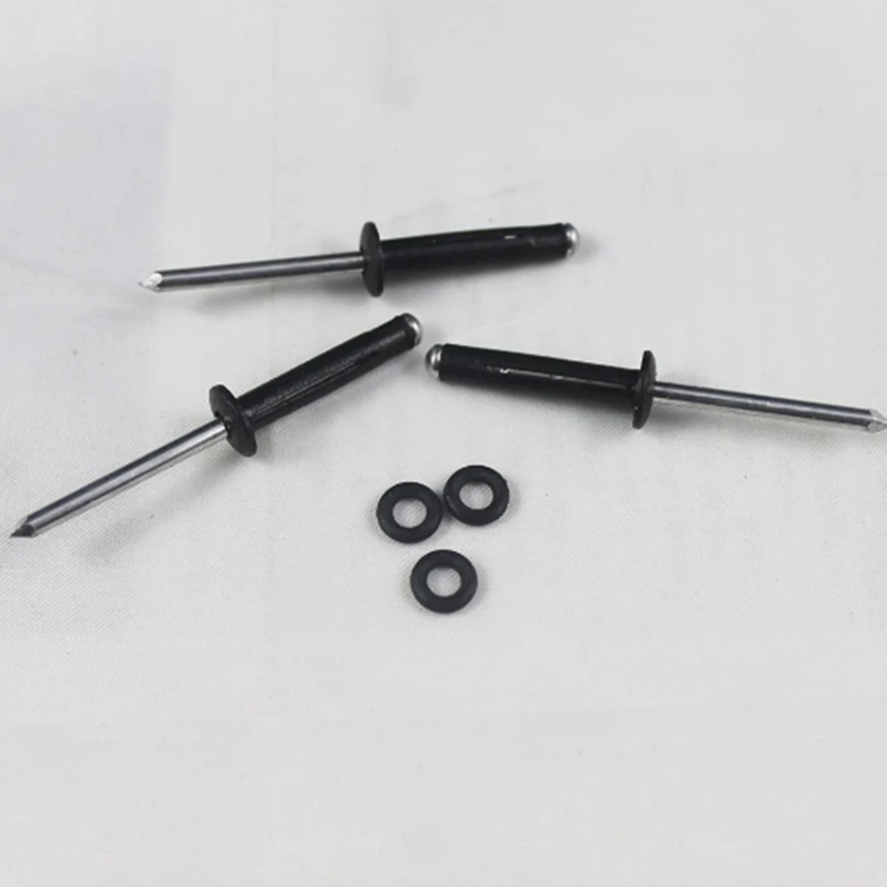 

40PCS Black Kayak Canoe Tri Grip Rivet Aluminum Tri-Fold Bulb Mounting Rivet g Boat Accessories