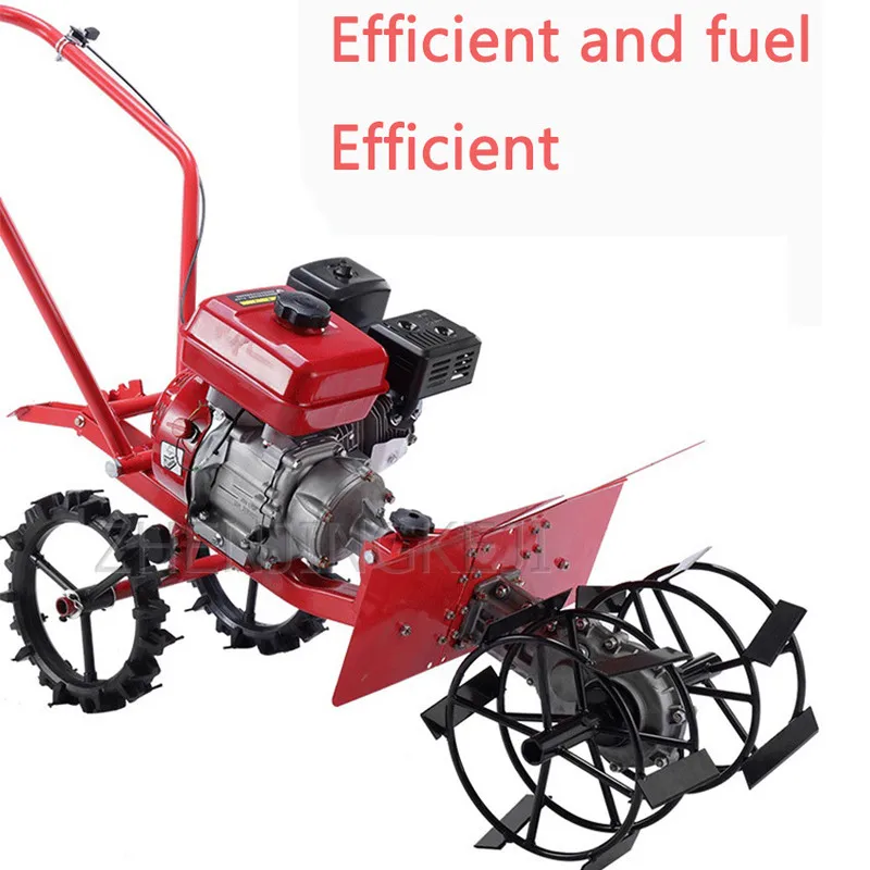 

Agricultural Gasoline Micro Tillage Machine Multifunction Garden Orchard Vegetable Field Loose Soil Weeding Rotary Tiller Tools