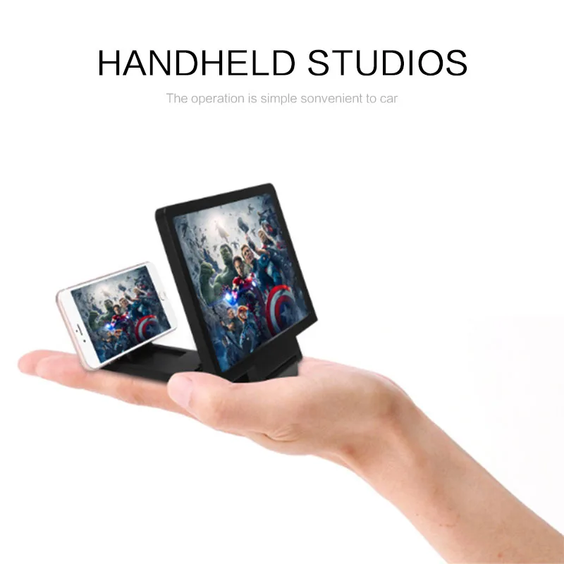 Универсальный легкий Новый 3D HD стенд Экран усилитель лупа для мобильного