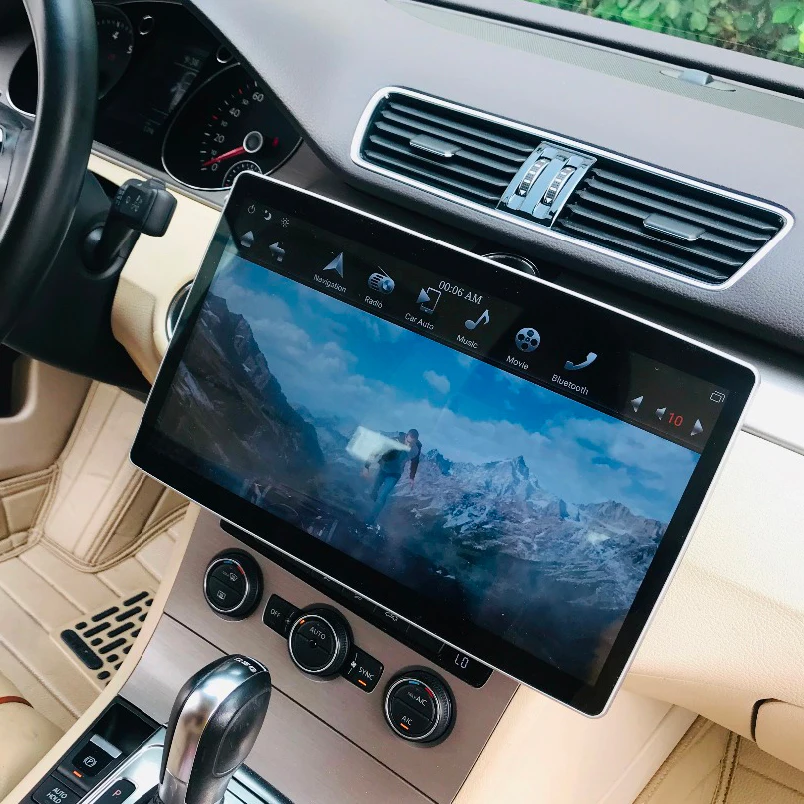Голосовое управление Tesla стиль PX6 ips 1920*1080 Автомобильный dvd-плеер Android 8,1 4G+ 32G gps РАДИО Wifi Bluetooth 5,0 для универсального 2 Din