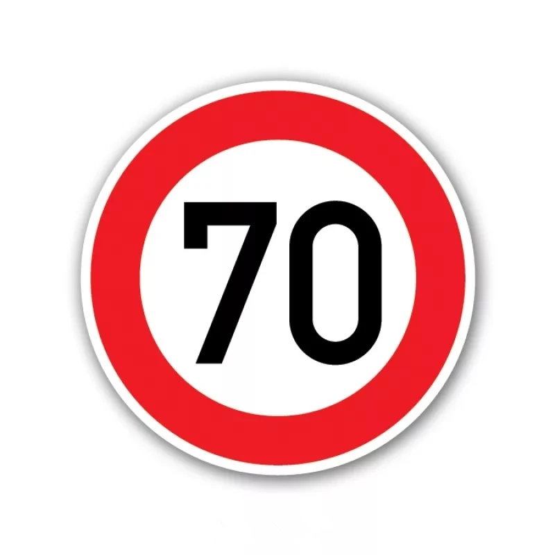 

Interesting PVC Speed 70 Kilometers Per Hour, Personalized Car and Motorcycle Stickers Car Bumper Decal ZWW-0087, 16cm * 16cm