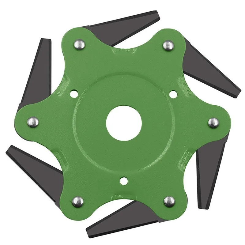 6 зубцов лезвие для кустореза триммер травы головка садовый металлические лезвия