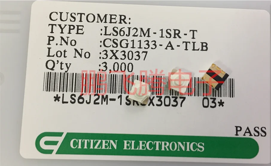 5 шт./лот Япония CITIZEN LS6J2M-1SR со светящимся светодиодным сенсорным переключателем