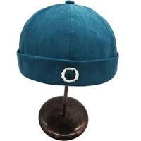 brimless beanies for women men cotton adjustable melon hats docker sailor vintage style cool caps unisex gpm02