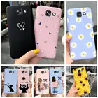 Чехол для Samsung J4 Plus, чехол для Samsung J4 2018, Матовый ТПУ чехол для телефона с маргаритками для Samsung Galaxy J4 Plus J4 + J4 2018, мягкие чехлы