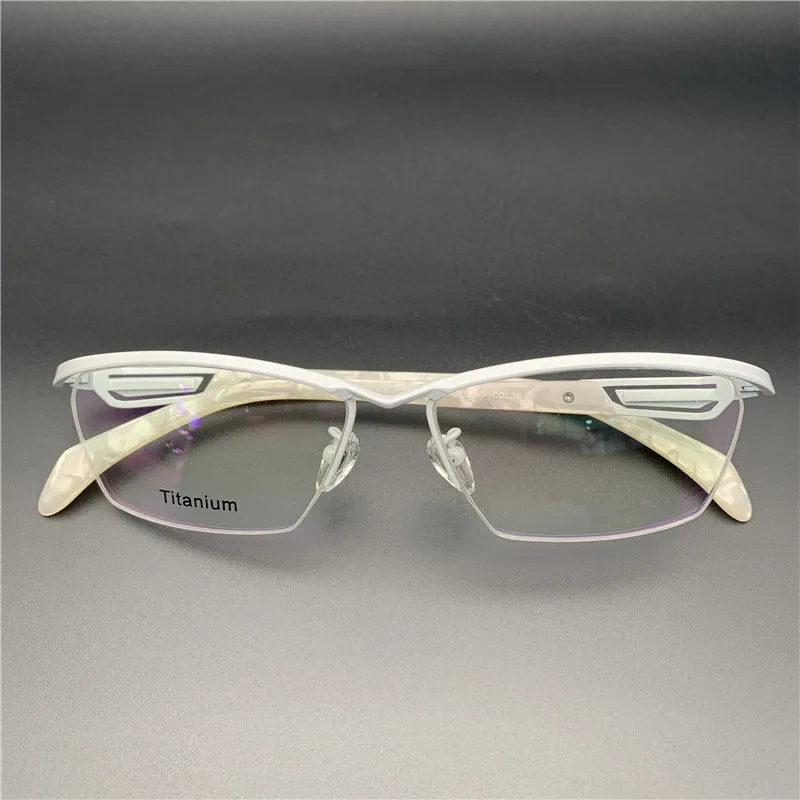 Belight Optical Japan Design Sports Business Titanium Half Rimless Frame Men Big Prescription Eyeglasses Eyewear MF1215 | Аксессуары для