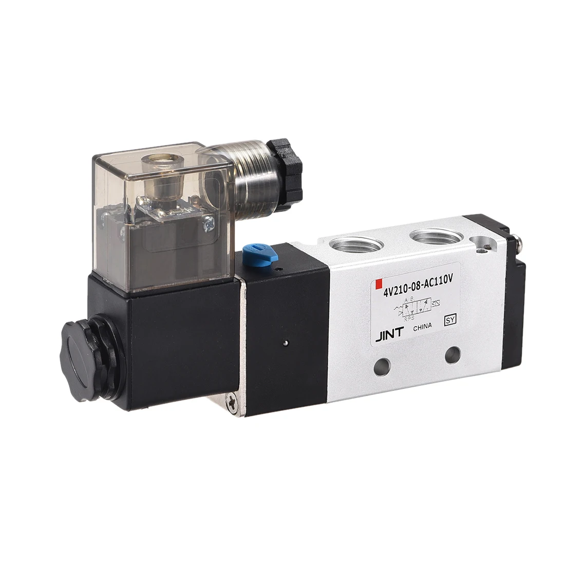 Uxcell AC110V 5 каналов 2 Позиции 1/4 &quotPT Соленоидный клапан воздушного управления
