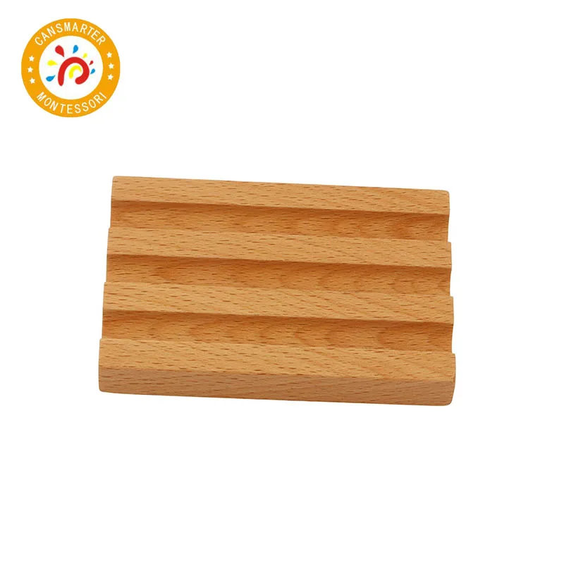 Материал Монтессори деревянный держатель для игрушек 3 карандашей раннего