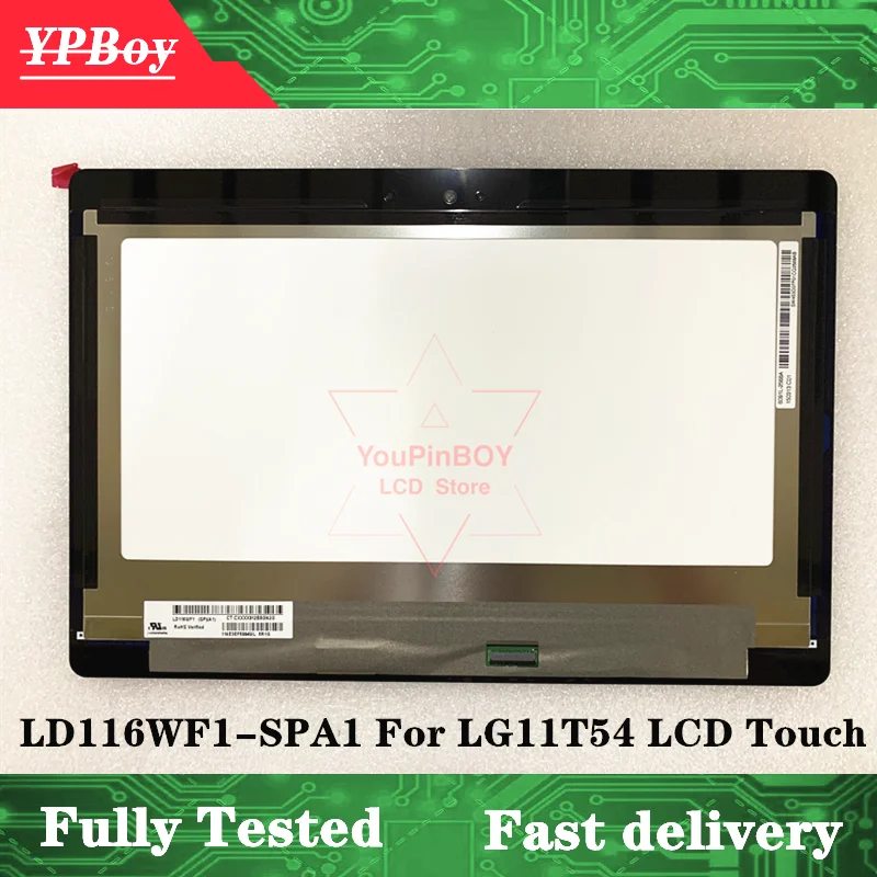 Оригинальный 11 6 &quotLD116WF1 SPA1 LD116WF1 (SP)(A1) для LG 11T54 LG11T54 ЖК дисплей Дисплей сенсорный