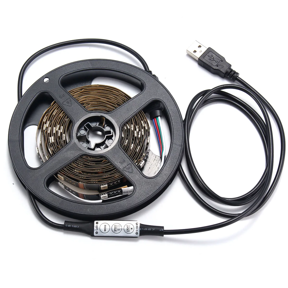 

Водонепроницаемая светодиодная лента SMD5050, USB RGB LED полоска для подсветки телевизора, 5 в постоянного тока, 1/2/3/4 м