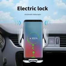 Magic Clip  Car Phone Holder  Wireless Charging Mobile Mount Fully Automatic Induction For iPhone 12 Pro For Samsung For Huawei