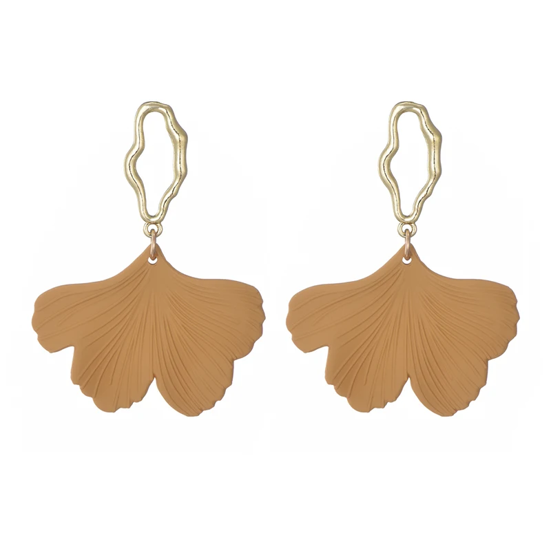 Женские винтажные серьги-подвески корейские геометрические серьги в виде цветка