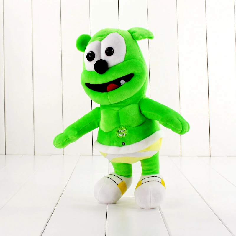 30 см Gummy медведя Голос Pet Забавный прекрасные игрушки звучание плюшевая игрушка