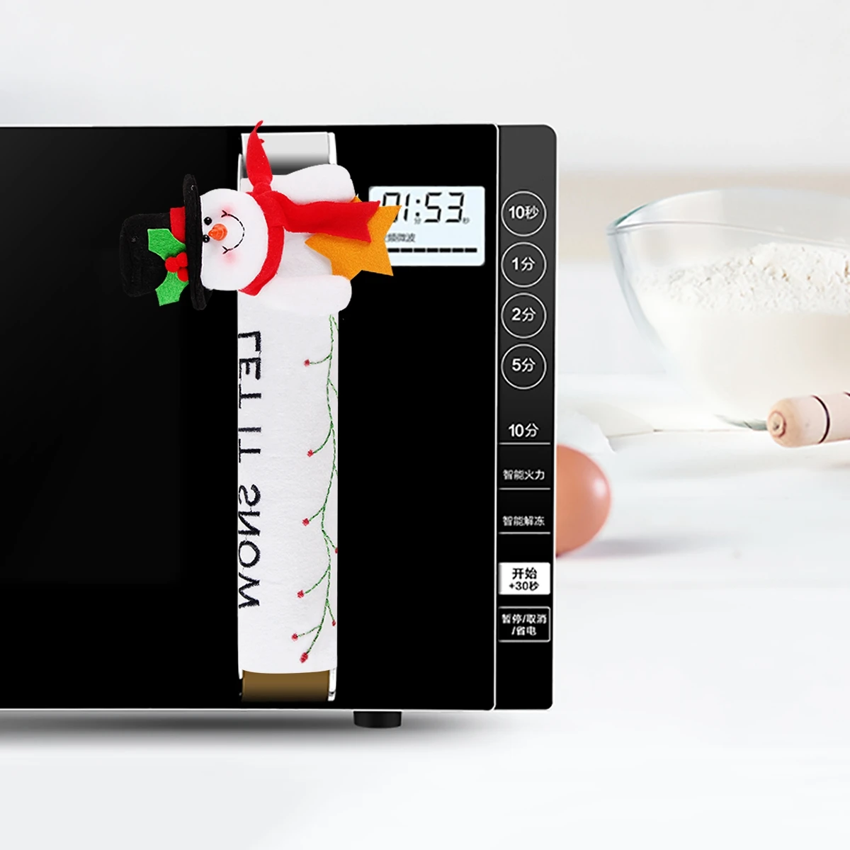 QIFU декор для холодильника Рождественские украшения для дома Navidad Санта Клаус новогодний Декор