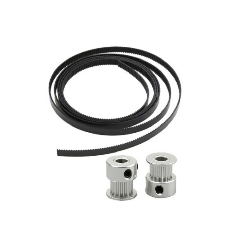 Детали для 3d принтера 1 7 м ширина зубчатого ремня 6 мм + 2 шт. алюминиевый GT2 16T