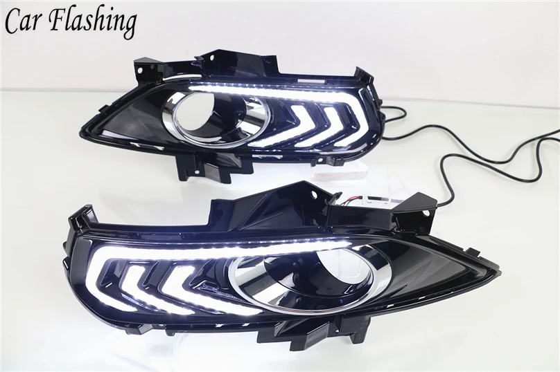 Автомобильная проблесковая 2 шт. дневные ходовые огни 12В Светодиодный дневной