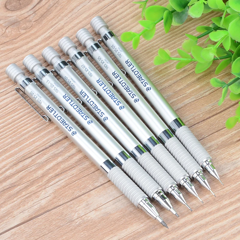Германия STAEDTLER 925 25 механические карандаши Профессиональный разработки металлическая ручка стержень 0,3/0,5/0,7/0,9/1,3/2,0 мм