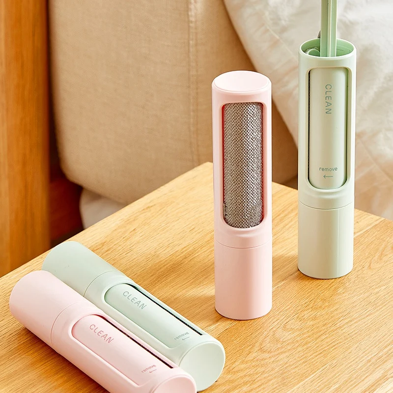 

Pet Dog Cat Hair Cleaning Brush Household Roller Type Hair gluer Drum Type Electrostatic Sticky Hair Cleaner Plastic Lint Roller