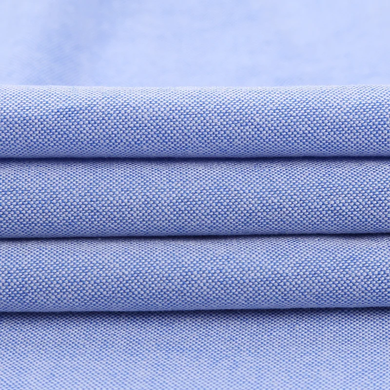 

Men's Casual Solid/striped Oxford Cotton Shirts Single Patch Pocket Long Sleeve Standard-fit Button-down Collar Thick Tops Shirt