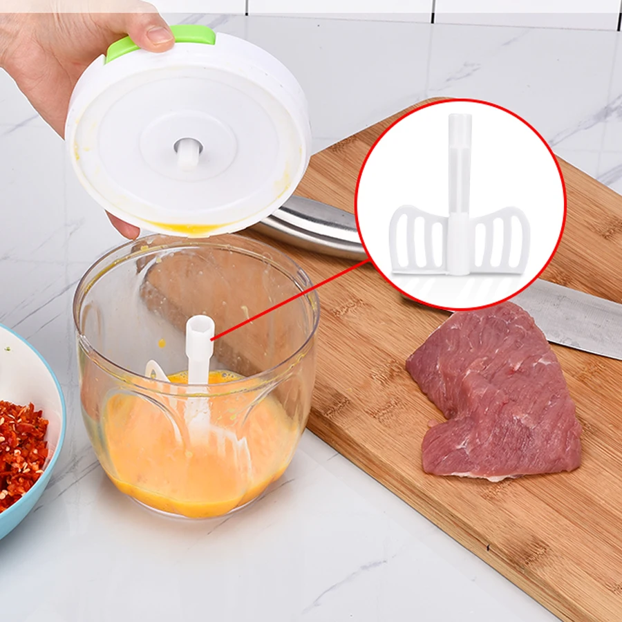 Многофункциональная Мясорубка 900 мл резак для овощей измельчитель фруктов