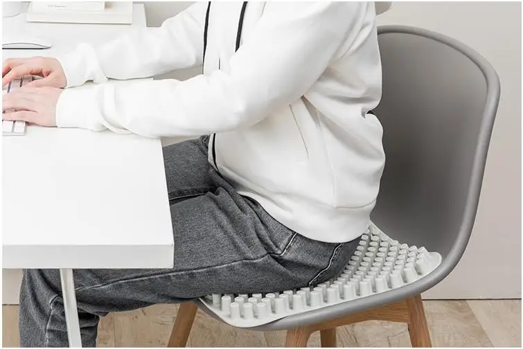 Xiaomi JordanJudy Массажная Силиконовая Подушка массажная пеленка для здоровья Подушка против декубита дышащая офисная Подушка умная