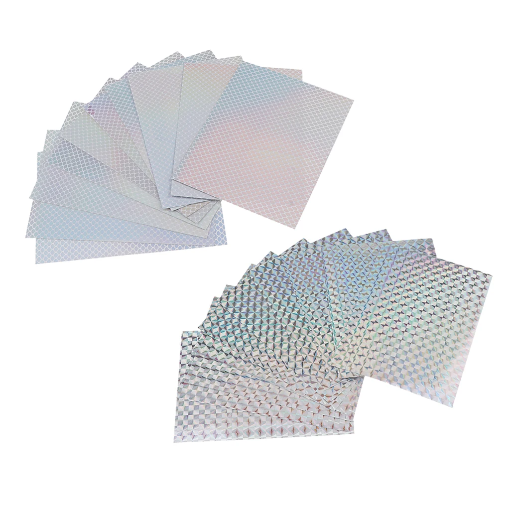 20 шт. Голографическая клейкая пленка лента для приманок завязывания мухи|Наживки