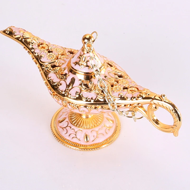 Домашний декор красочная металлическая волшебная лампа Genie ретро-лампа для