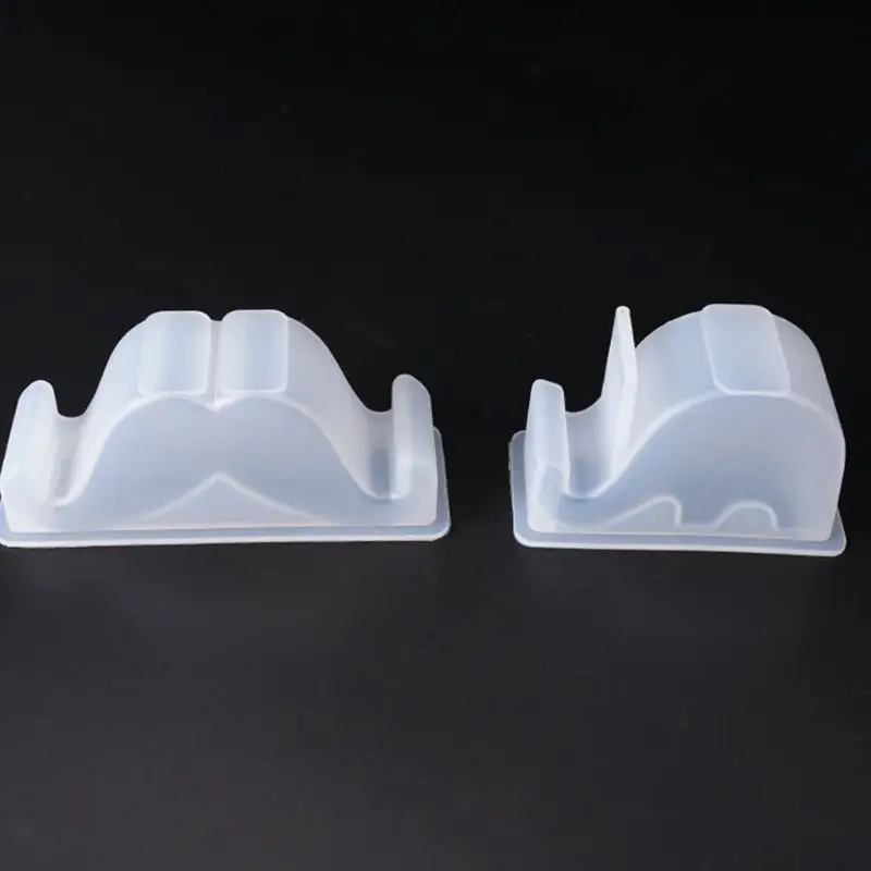 

DIY Crystal Epoxy Mould Mobile Phone Stand Molds Table Office Decor Making Mold