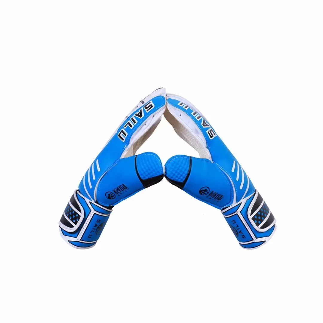 

Blue Finger Goalkeeper Gloves Protection Emulsion Goalkeeper Gloves Green Professional Guantes De Portero Uhlsport ZP50ST