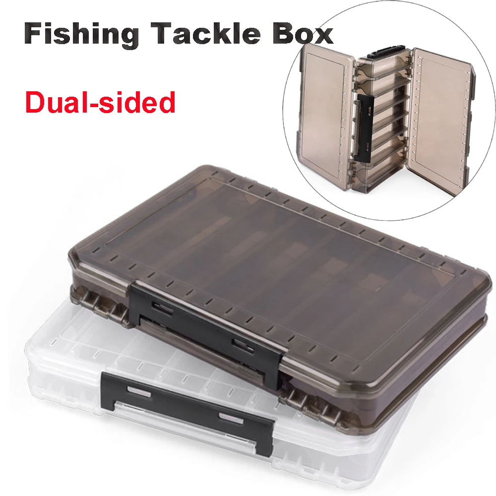 Пластиковая коробка для рыболовной приманки двухсторонняя приманка гольяна