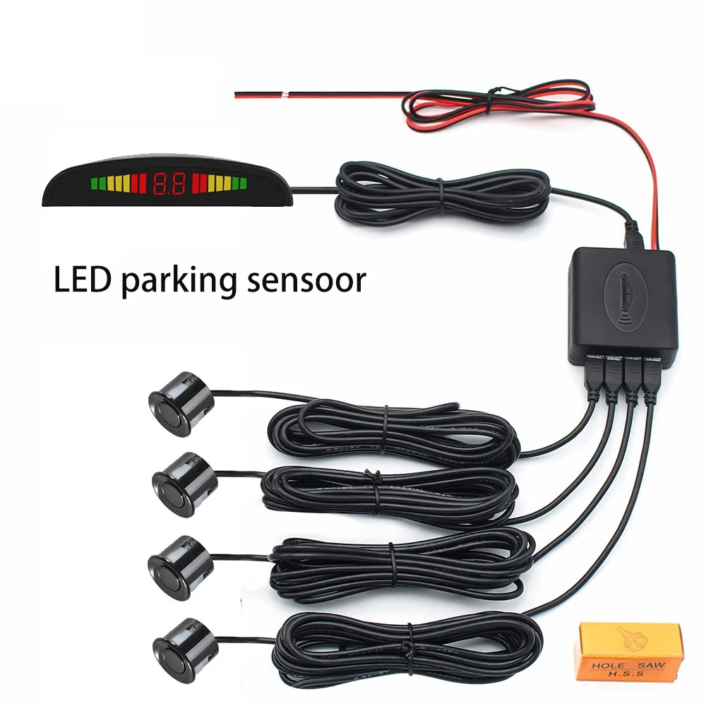 

Crescent LED Display Rear Parking Sensor 4 Pcs Sensors The Most Popular and Easy Install