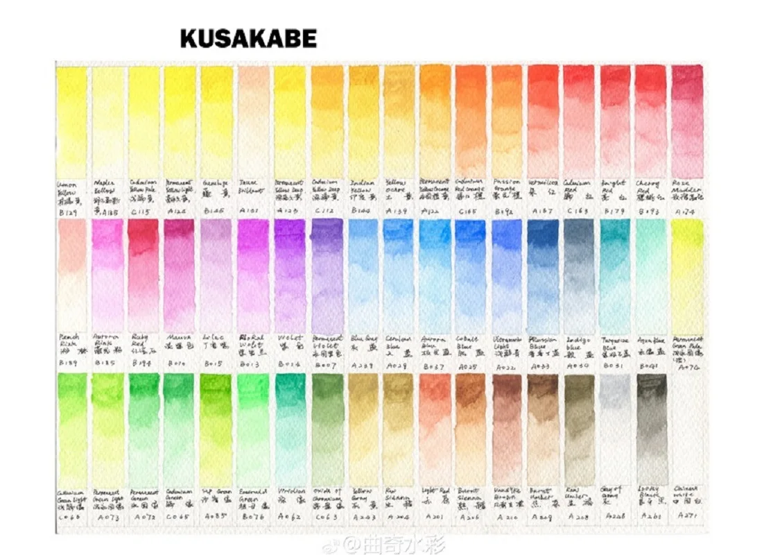 Оригинальная Акварельная краска KUSAKABE 5 мл фиолетовый синий жемчуг серия товары