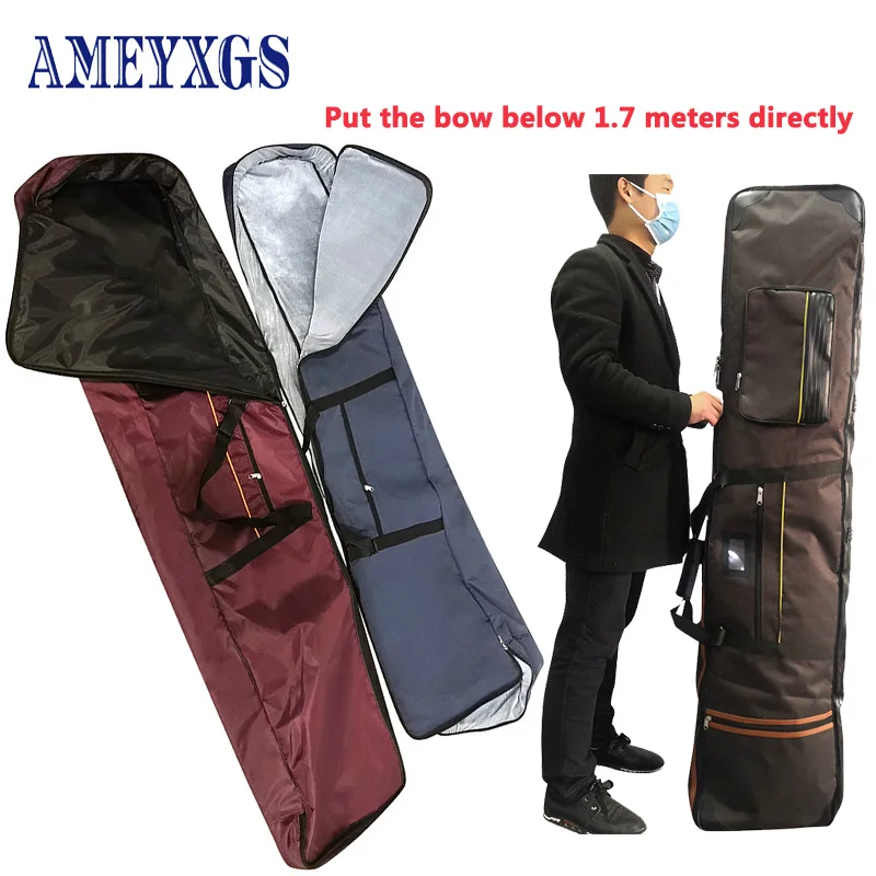 

1pc High Quality Recurve Bow Bag Archery Case Carrier Cover Storage Handbag Quiver Traditional Bow and Arrow Hunting Accessories