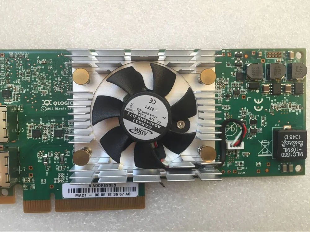 Двухпортовая сетевая карта DELL QLOGIC QLE8262-CU-DEL 10 ГБ-P11VC для POWEREDG | Компьютеры и офис