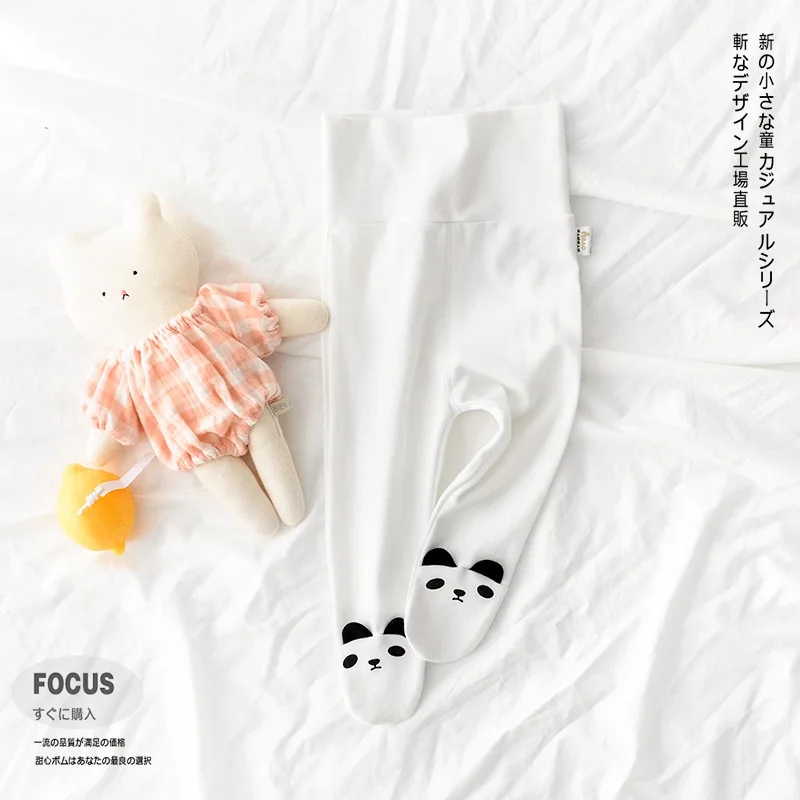 2020 одежда для маленьких девочек осенние новые детские колготки с высокой талией