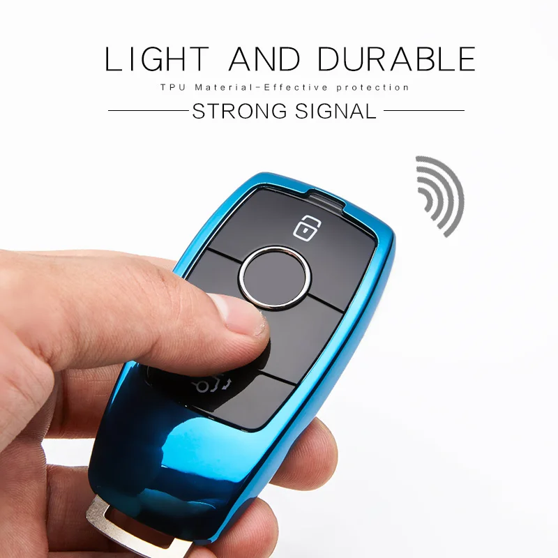 Чехол для автомобильного ключа из ТПУ Mercedes Benz E Class C A S W176 C180 W211 W204 CLA AMG W124 w203|Футляр