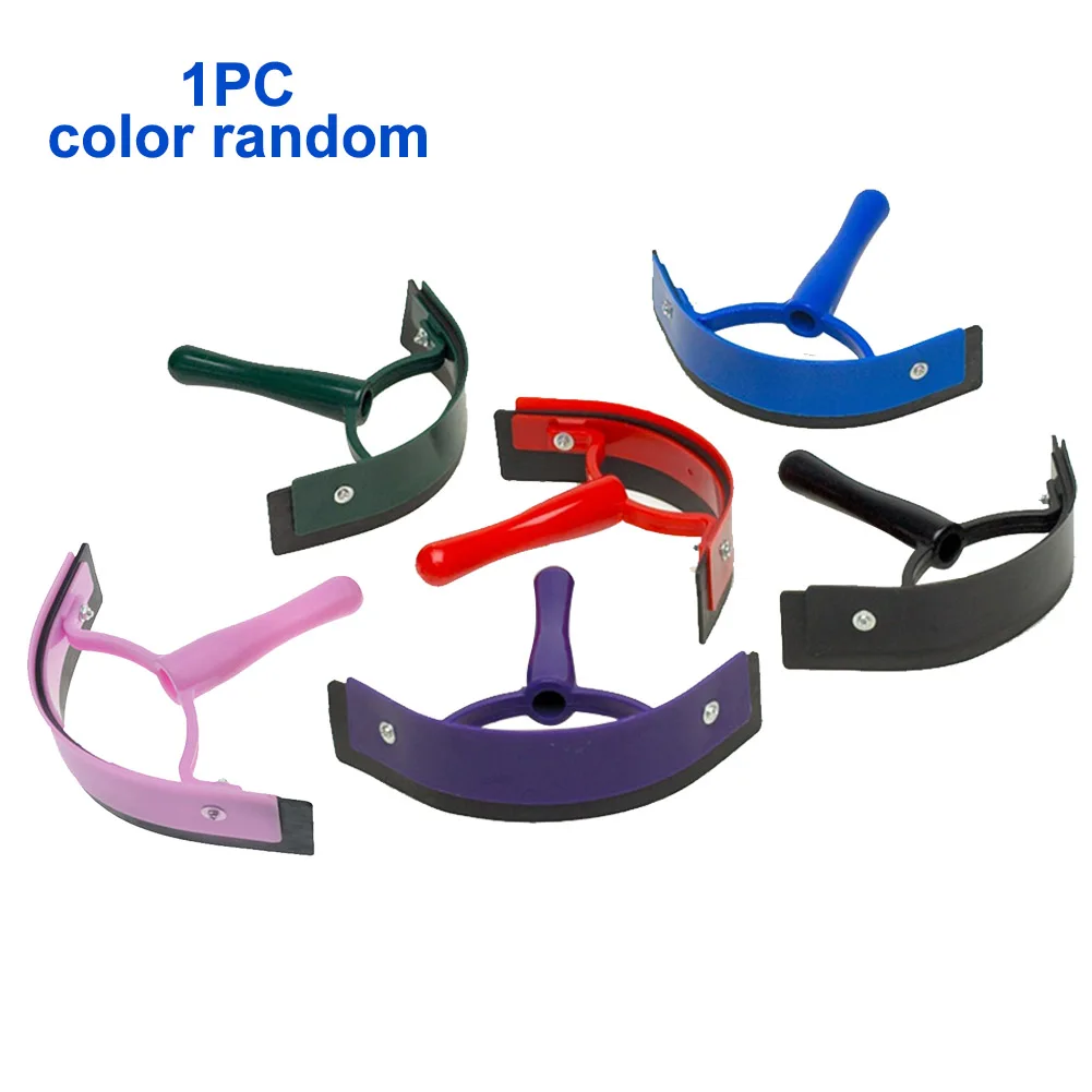 

Outdoor Soft Grip Handheld Color Randomly Equestrian Riding Accessories Grooming Tool Portable PP Non Slip Horse Sweat Scraper
