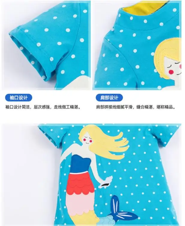 Wholesale 6pcs/lot Girls Clothes Dot Summer Cotton Kids Dress Toddler Girl Dresses 2-7T sylvia 612533126453 | Детская одежда и